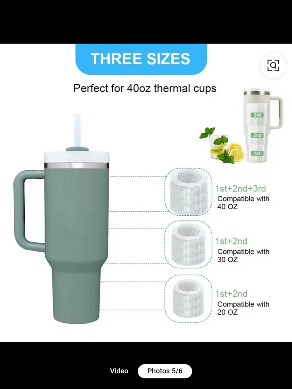 Ring Ice Mold for large tumblers